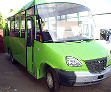 В Украине началось серийное производство новых моделей автобусов РУТА на шасси ГАЗ-33104 «Валдай» - Валдай