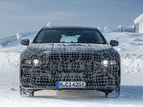 Новый BMW i7 проходит зимние динамические испытания возле Полярного круга - BMW