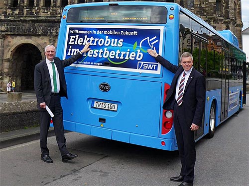 Электроавтобус BYD проходит испытания в Германии - BYD