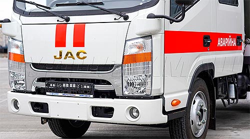В Україні виготовили машину аварійної служби на базі JAC N56 DC - JAC