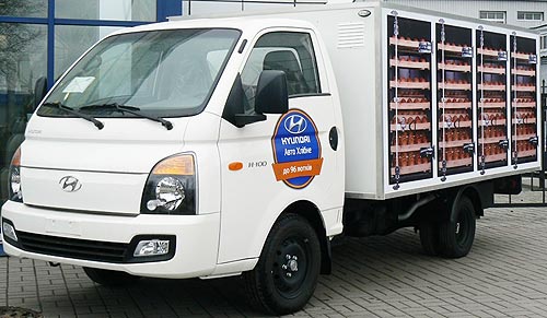 На базе Hyundai H100 представили хлебный фургон - Hyundai
