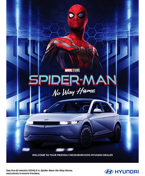 Hyundai IONIQ 5 и TUCSON снялись в фильме «Человек-паук: Нет пути домой» - Hyundai