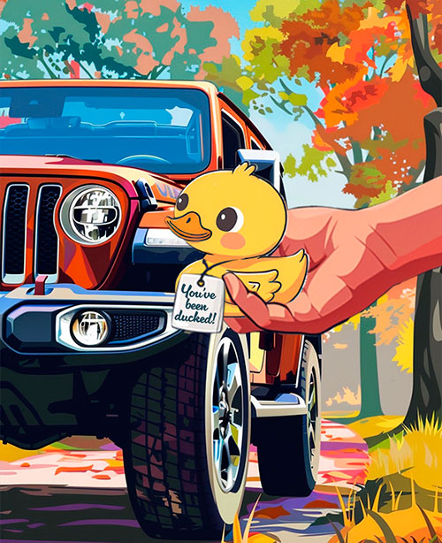 Jeep� � ������ �������� ������� #DuckDuckJeep �� ��������� ������ ���� ������������� ������ - Jeep