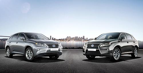 ����������� Lexus RX 350, RX 450h � LX 570 ��� �������� � ������� ���� ����� - Lexus