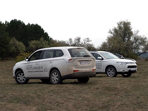 ������ ���������� � ����� Mitsubishi Outlander