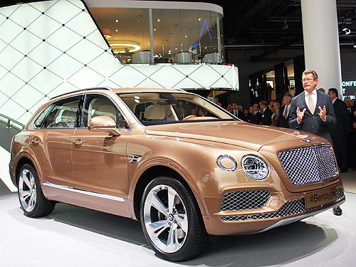 Стала известна цена Bentley Bentayga. Фото