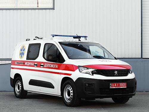 В Украине выпустили компактный медицинский автомобиль на базе PEUGEOT Partner - PEUGEOT
