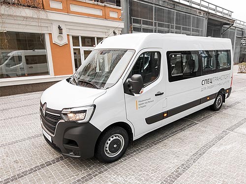 Renault разработала для Украины микроавтобус для перевозки пассажиров с ограниченной мобильностью