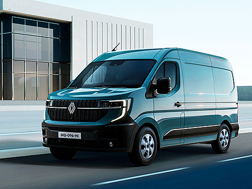 Новий електричний фургон Renault Master матимиме запас ходу більше 400 км - Renault
