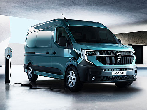 Новий електричний фургон Renault Master матимиме запас ходу більше 400 км - Renault