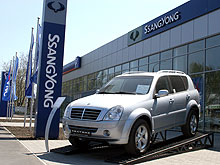 На внедорожники Ssang Yong действует скидка до 25 000 грн. и кредит 