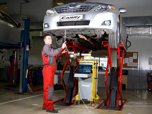 Харьковский дилер Toyota «Автоарт» представляет новую услугу по диагностике геометрии кузова автомобиля - Toyota