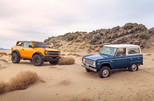        . Ford  Bronco    Jeep Wrangler
