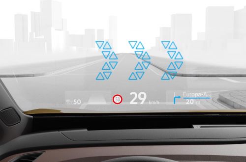 Новые модели Volkswagen получат проекционный дисплей с дополненной реальностью