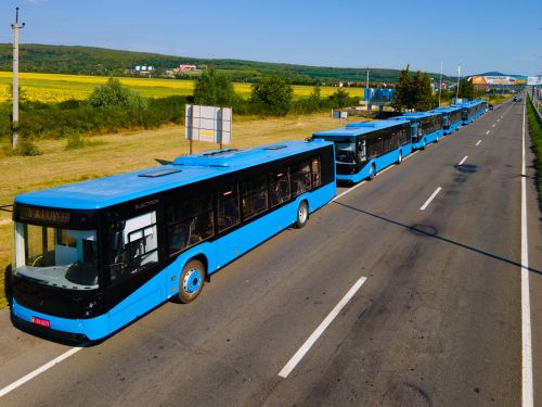 Ужгород получил 7 новых автобусов «Электрон» и закупит еще 10 электробусов