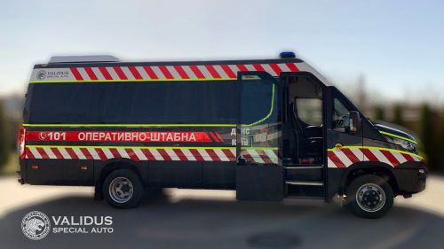 Для рятувальників виготовили ще один спецавтомобіль на шасі Iveco Daily
