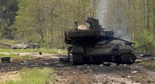Під Харковом ЗСУ знищили новітній російський танк Т-90М