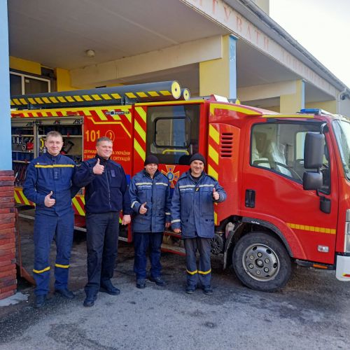 Рятувальники Київщини отримали нову пожежну автоцистерну українського виробництва