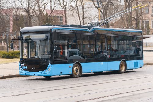 Вінниця отримала нові тролейбуси власного виробництва - тролейбус