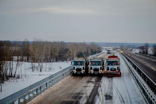 На Чернігівщині запрацював відновлений міст - Ford Trucks