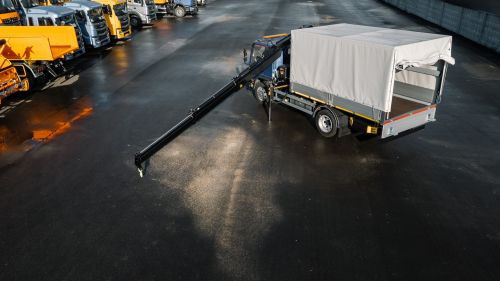 � ��� ������������� ������ ������ ��� �������� - JAC N120 � ������-������������� HIAB - JAC