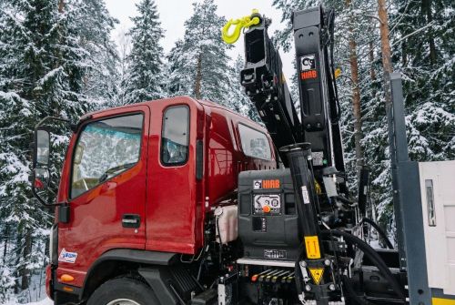 �� ��� JAC N120 ���������� ������������ ��������� ������ � ��� HIAB - JAC