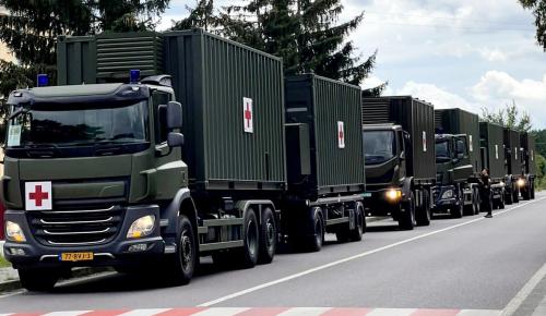 Нідерланди передали Силам оборони України 6 мобільних шпиталей на базі вантажівок DAF