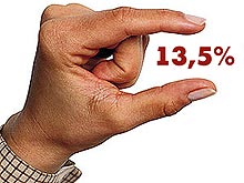       13,5%  