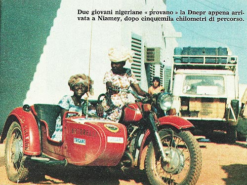 Украинский мотоцикл Днепр пересек пустыню Сахара задолго до ралли Париж-Дакар - Днепр