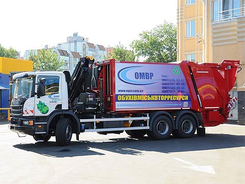 Scania поставила в Украину уникальный мусоровоз - Scania