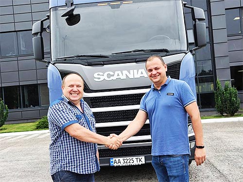 В Украину поставлена первая Scania R500 нового поколения - Scania