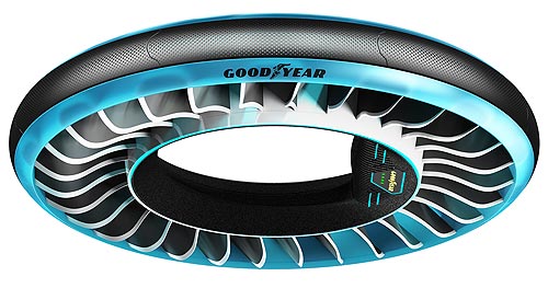 Goodyear представила концепт шины для автономных и летающих автомобилей - Goodyear