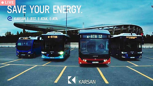 Karsan представил линейку электрических автобусов Electric City
