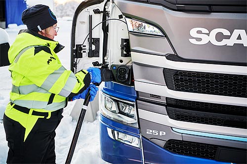 Scania поставила 64-тонный электрогрузовик - Scania