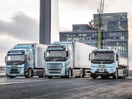 Уже в этом году стартуют продажи полностью электрических крупнотоннажных грузовиков Volvo FH, Volvo FM и Volvo FMX - Volvo