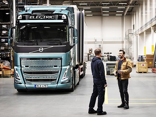 Уже в этом году стартуют продажи полностью электрических крупнотоннажных грузовиков Volvo FH, Volvo FM и Volvo FMX - Volvo