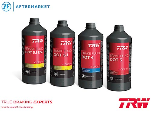 Тормозная жидкость TRW теперь предлагаются в новой упаковке - TRW