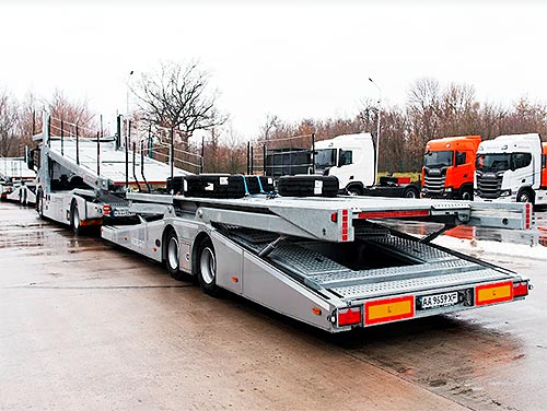 Scania поставила 8 автовозів для української логістичної компанії - Scania