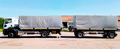 В Україні виготовили бортовий автопоїзд на базі FORD Trucks - FORD