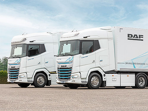 DAF ����������� XG �� XG⁺ Electric �� ������� ���� ����� 500 �� - DAF