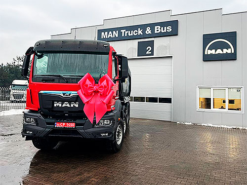 ����������� �� ���������� �������� ������ ������ ��� ���������� MAN TGS 41.440 8x4 - MAN