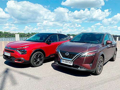   : Citroen e-C4 vs Nissan Qashqai e-power