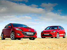 -: Mazda 3 MPS vs Ford Focus ST