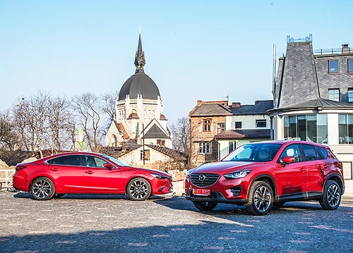 Обновленные Mazda6 и Mazda CX-5 против украинских дорог