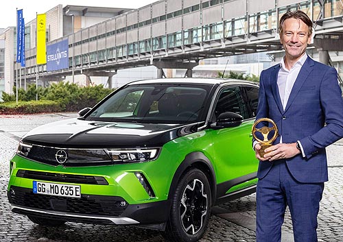 Электрический кроссовер Opel Mokka-е получил награду «Золотой руль 2021» - Opel
