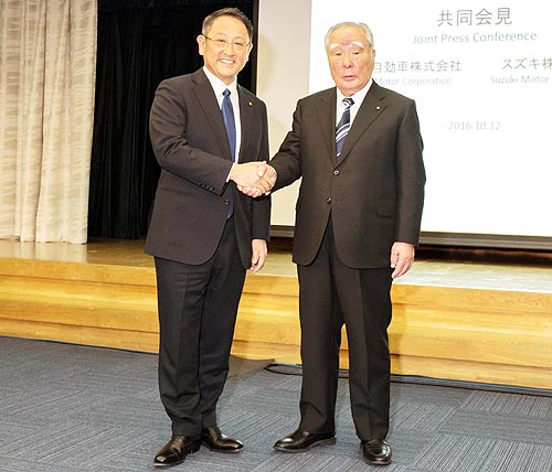 Toyota и Suzuki заключили меморандум о бизнес-партнерстве - Suzuki