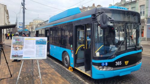 У Вінниці вийшли на маршрут ще 9 тролейбусів Solaris
