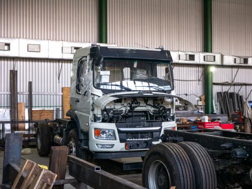 Кременчуцький завод "Альфатекс" зібрав нову партію вантажівок