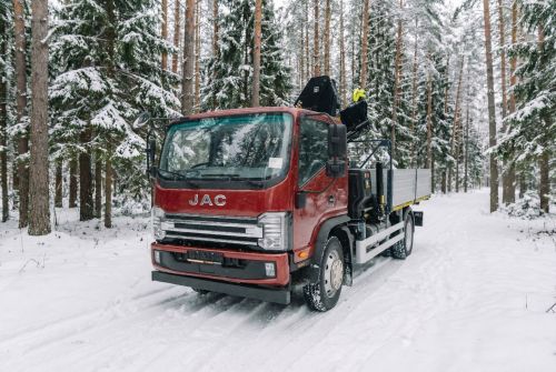 �� ��� JAC N120 ���������� ������������ ��������� ������ � ��� HIAB