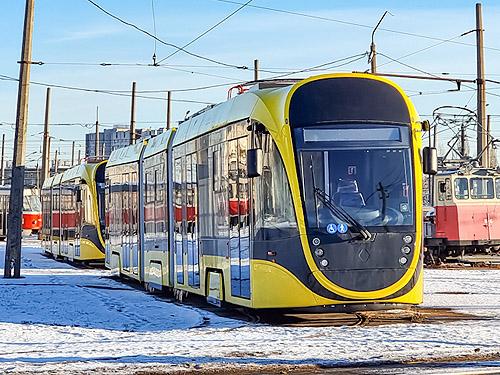 В Киев поставили новые трамваи "Татра-Юг"